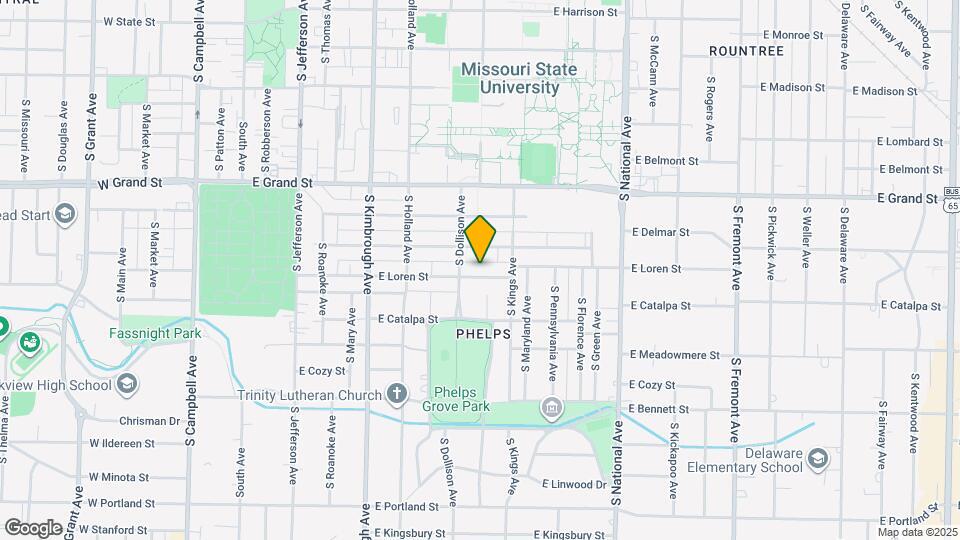 923 E Loren St Map and Location Details