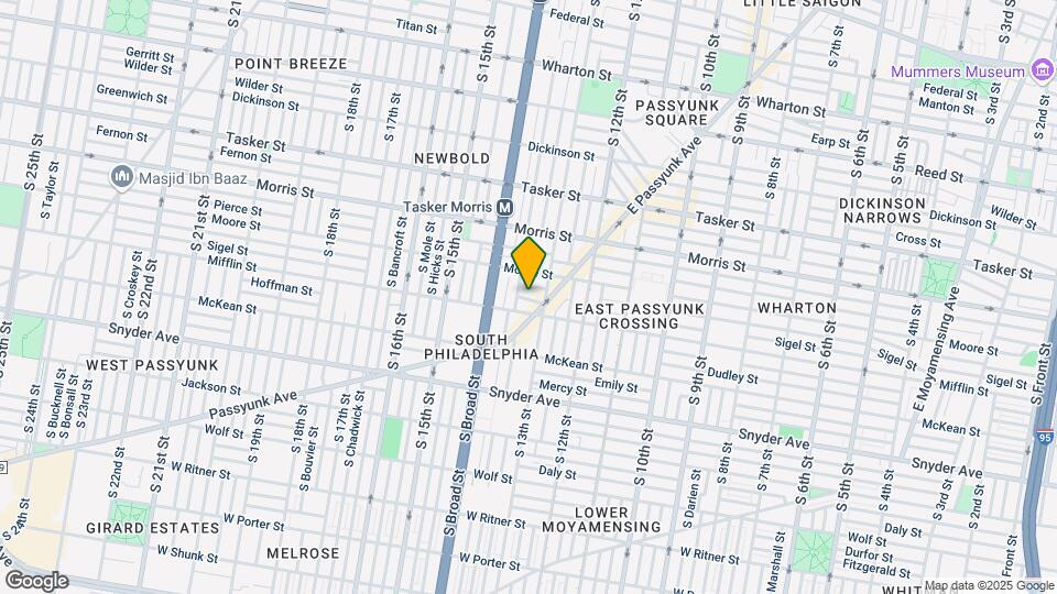1311 Sigel St Mapa y Detalles de la Ubicación