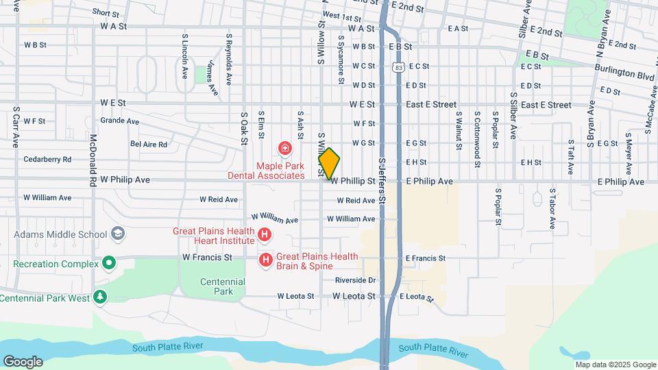 316 W Philip Ave Mapa y Detalles de la Ubicación