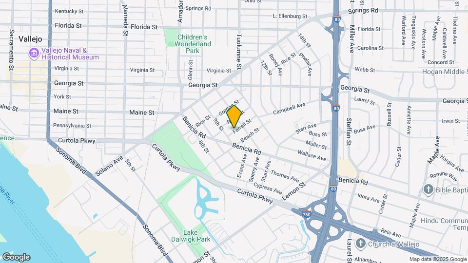 1340 Farrell St Map and Location Details