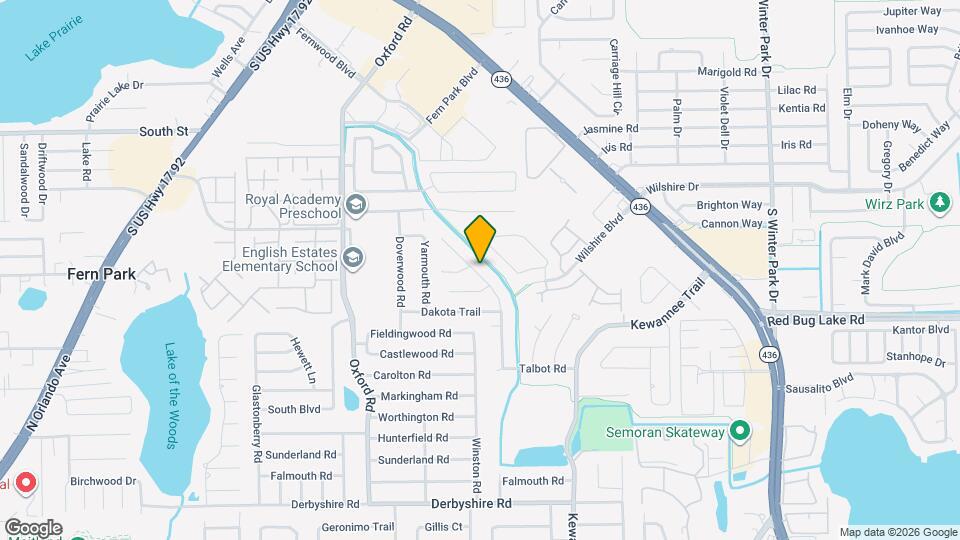 2114 Winnebago Trail Map and Location Details