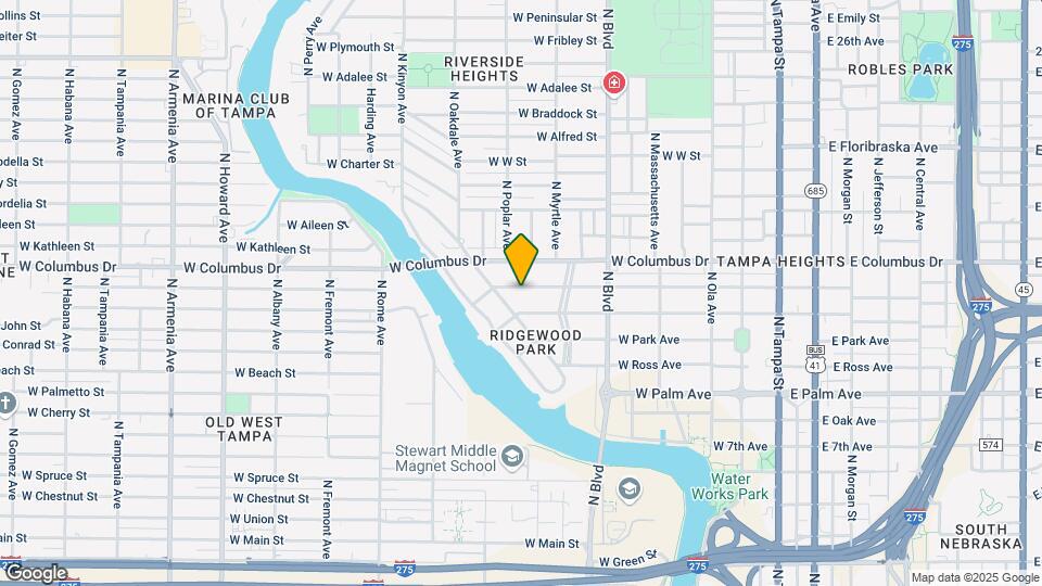 820 W Amelia Ave Map and Location Details