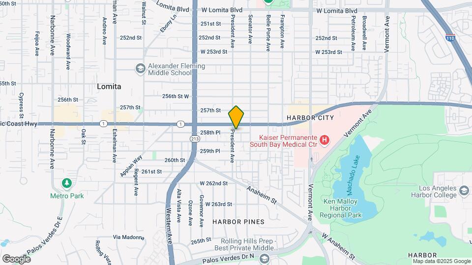 25816 President Ave Mapa y Detalles de la Ubicación