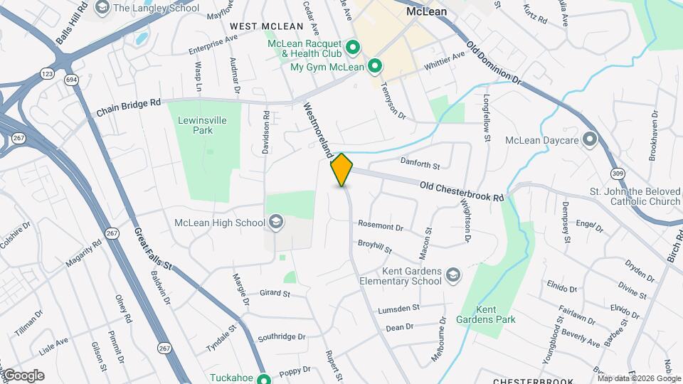 1608 Westmoreland St Map and Location Details