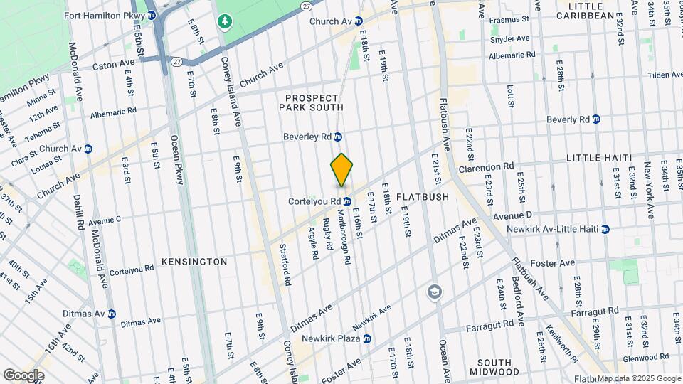 343 Marlborough Rd Mapa y Detalles de la Ubicación