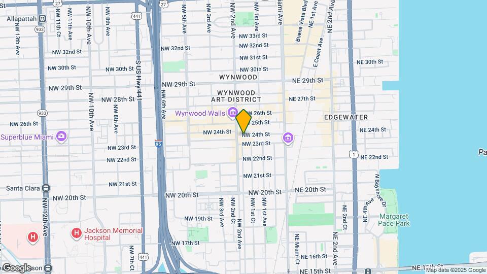 188 NW 24th St, Unit A1 Mapa y Detalles de la Ubicación