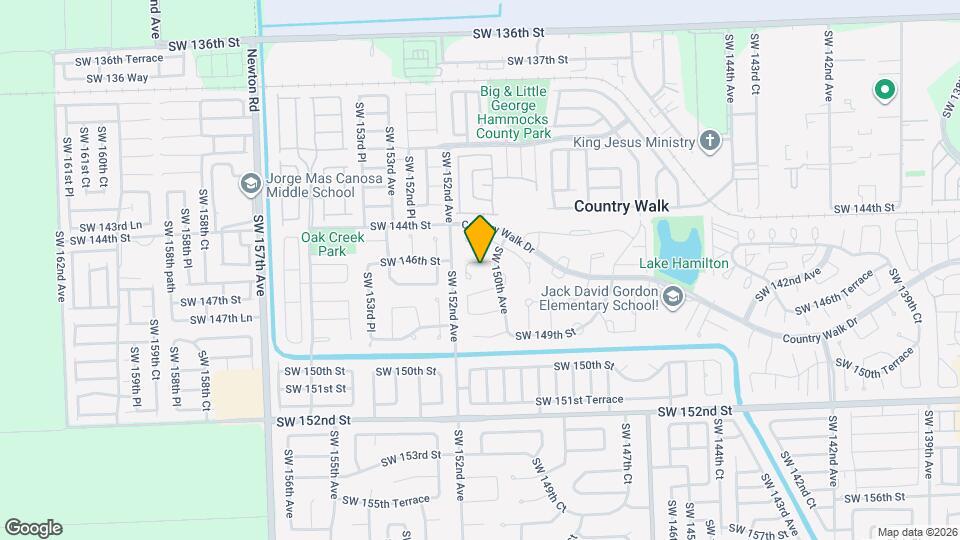 15012 SW 146th St Map and Location Details