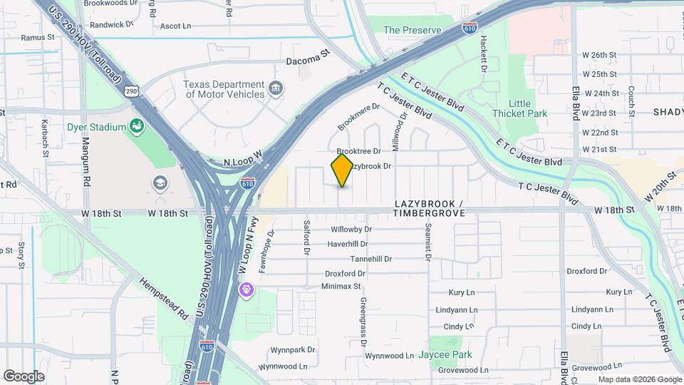 1818 Mill Creek Dr Map and Location Details