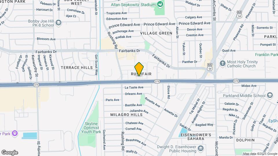 Paso Norte Apartments Map and Location Details