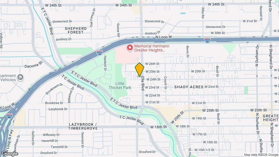 1715 W 24th St Map and Location Details