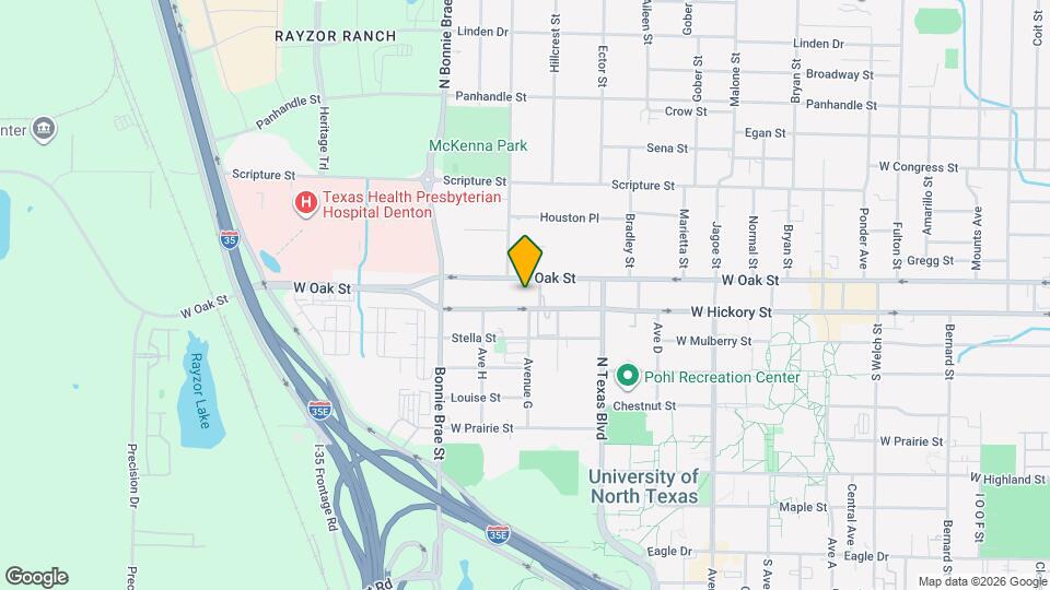 2308 W Hickory St Map and Location Details