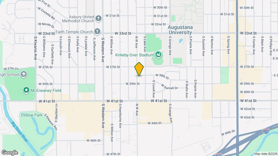 3004 S West Ave Map and Location Details