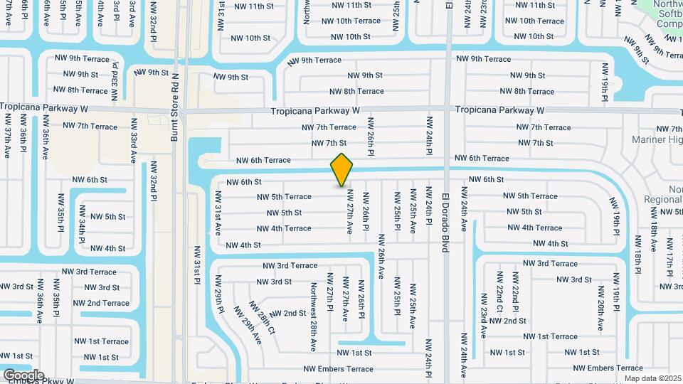 2705 NW 5th Terrace Map and Location Details