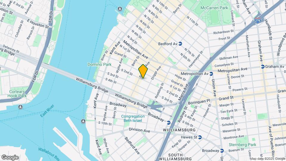 154 S 2nd St Map and Location Details