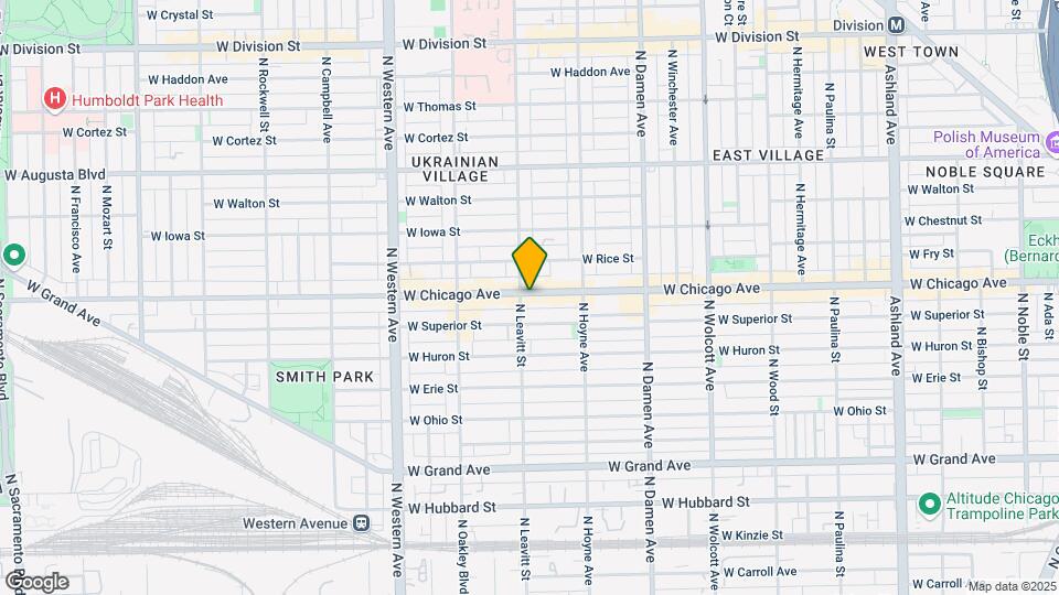 2159 W Chicago Ave Map and Location Details