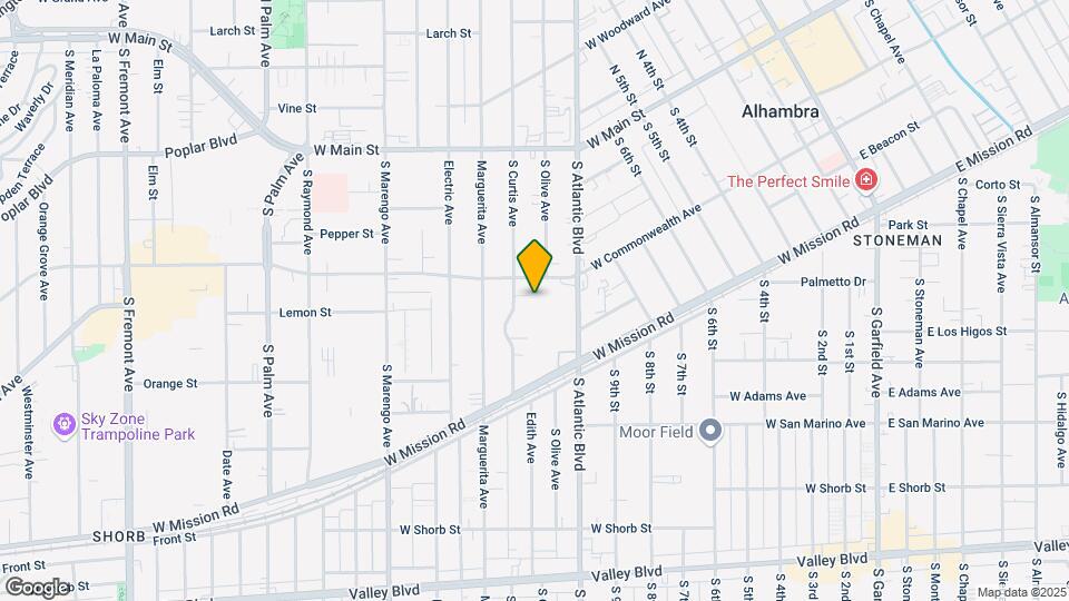 679 N Atlantic Blvd Mapa y Detalles de la Ubicación