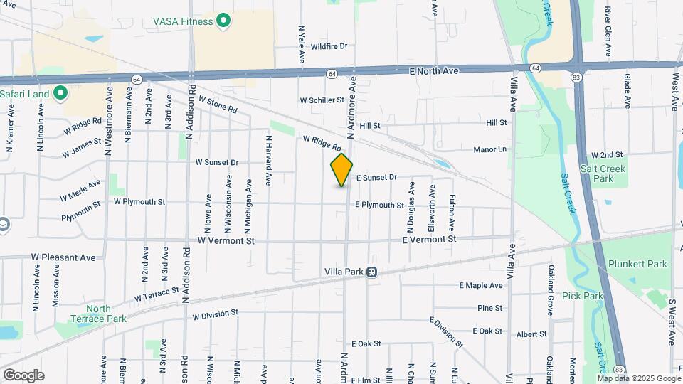 532 N Ardmore Ave Map and Location Details