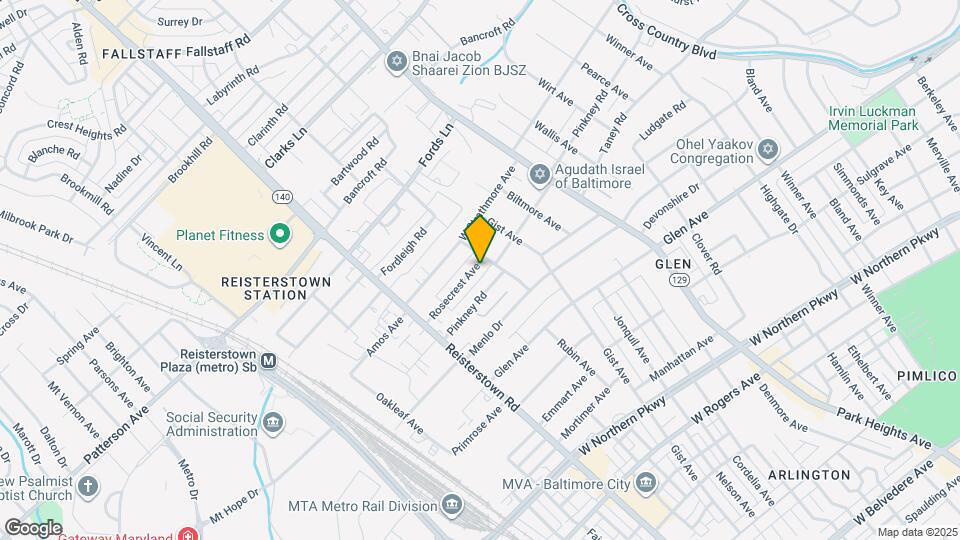 3909 Rosecrest Ave Map and Location Details