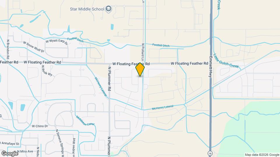 1462 N Alderleaf Rd Map and Location Details