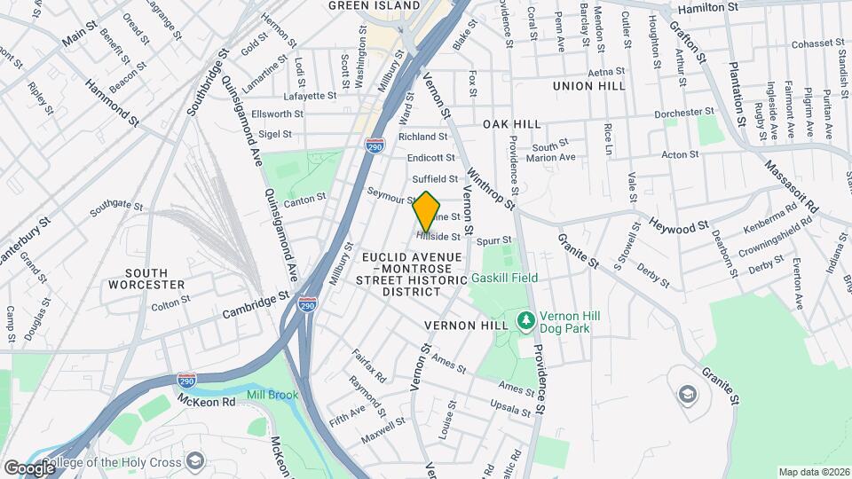 16 Hillside St Map and Location Details