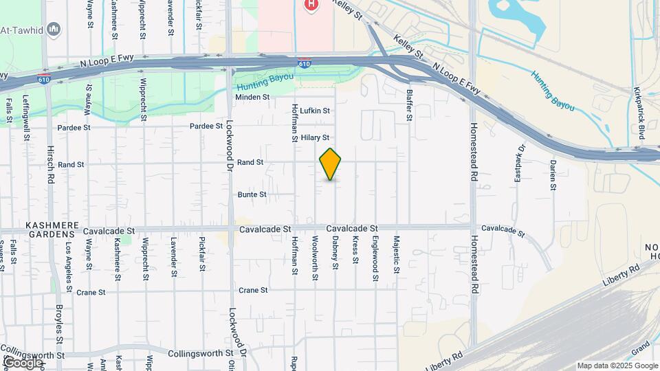 4609 Dabney St Map and Location Details