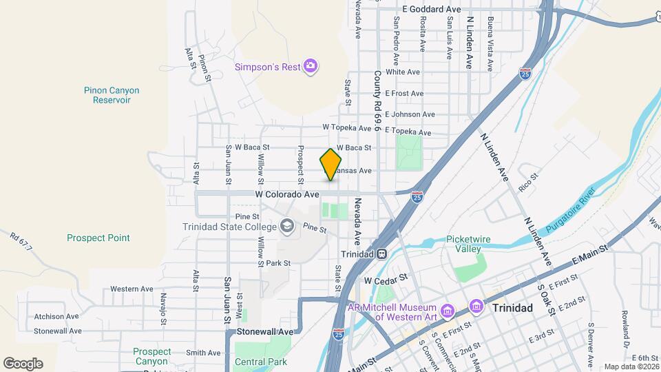 309 W Colorado Ave Map and Location Details