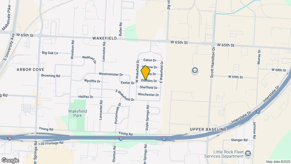 25 Durham Dr Map and Location Details