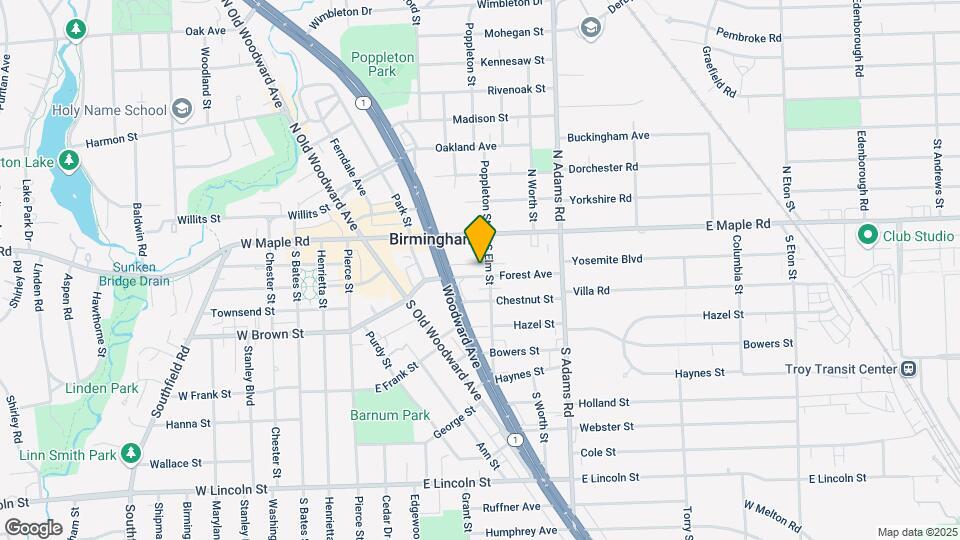 735 Forest Ave Map and Location Details