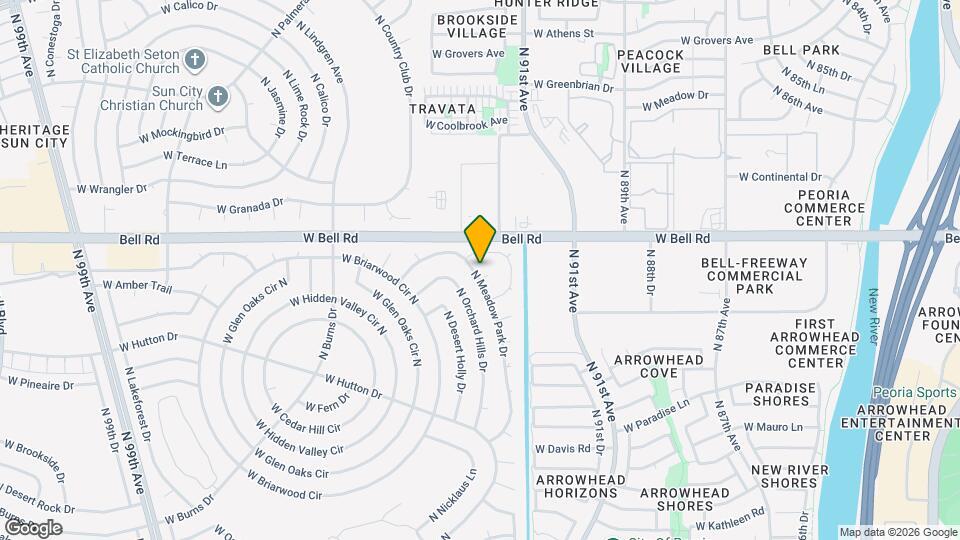 16817 N Meadow Park Dr Map and Location Details