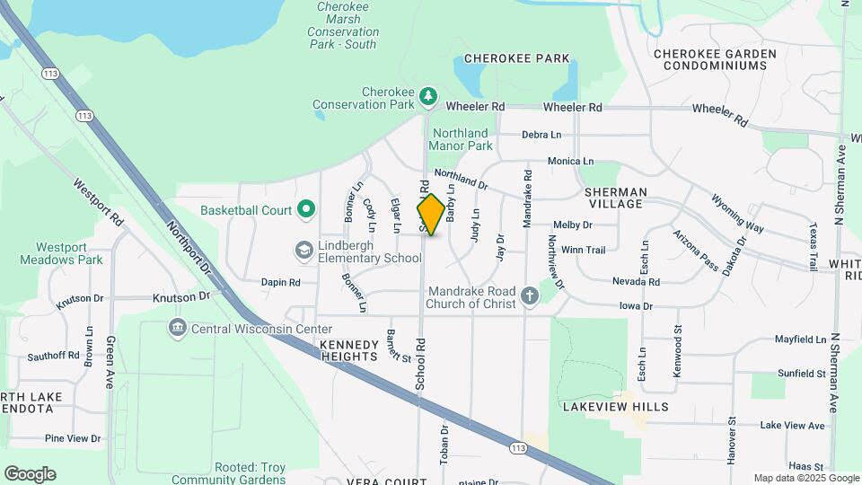 4513 School Rd Map and Location Details