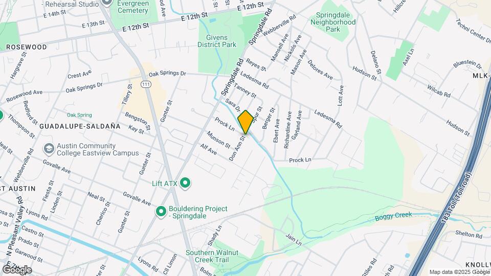 4901 Prock Ln Map and Location Details