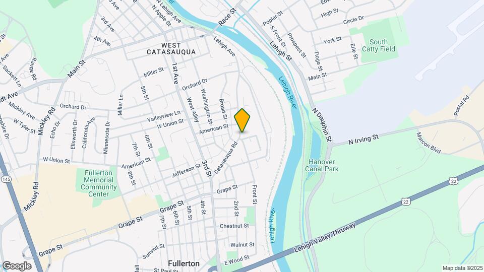 1111 Catasauqua Rd Map and Location Details