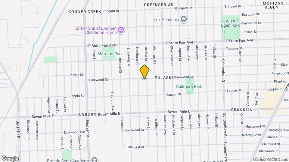 19405 Barlow St Map and Location Details