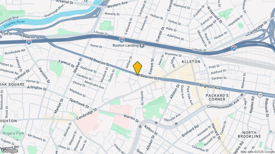 3 Gordon St, Unit 2 Map and Location Details