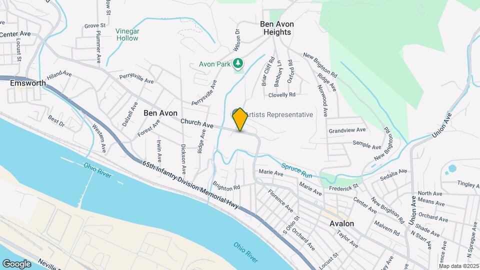 6621 Church Ave Map and Location Details