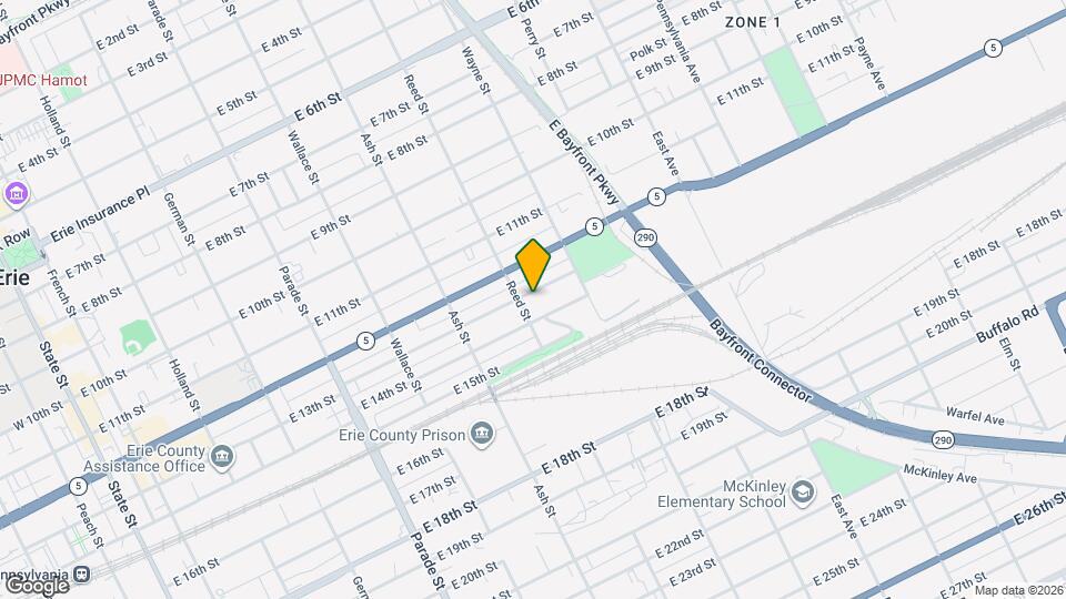 713 E 13th St, Unit 2 Mapa y Detalles de la Ubicación