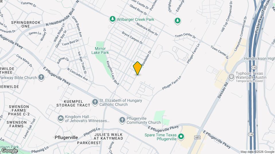 18205 Bandelier Dr Mapa y Detalles de la Ubicación