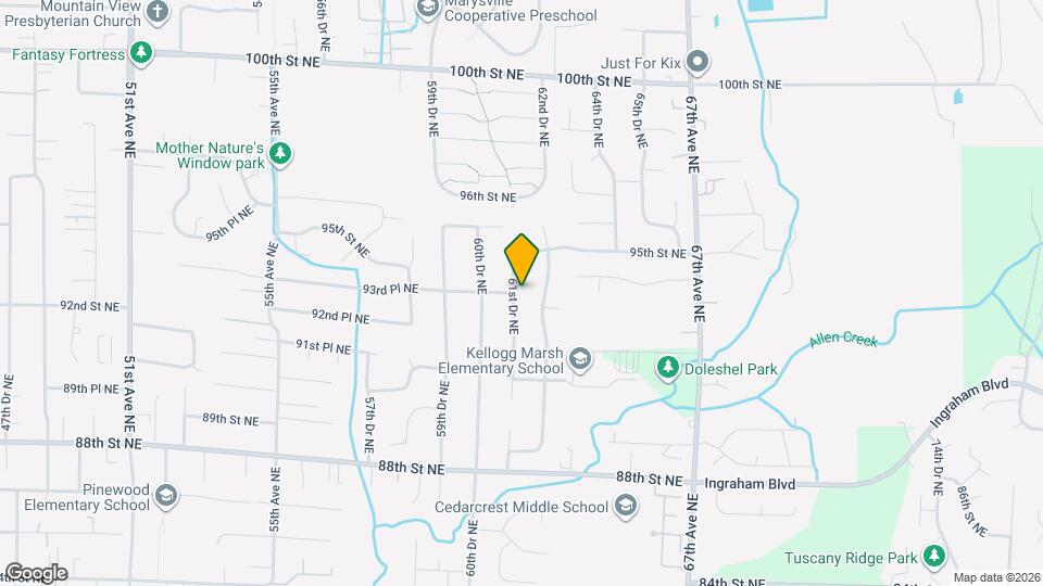 9307 61st Dr NE Map and Location Details