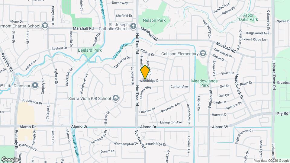 1026 Woodridge Dr Map and Location Details