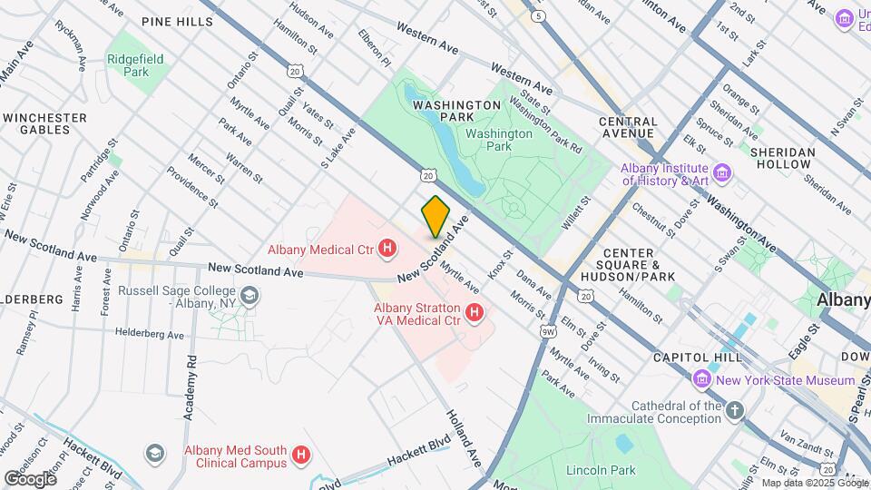 33 New Scotland Ave Mapa y Detalles de la Ubicación