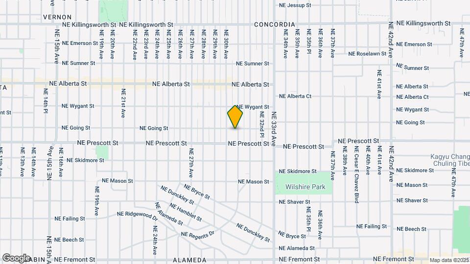 4543 NE 31st Ave Map and Location Details