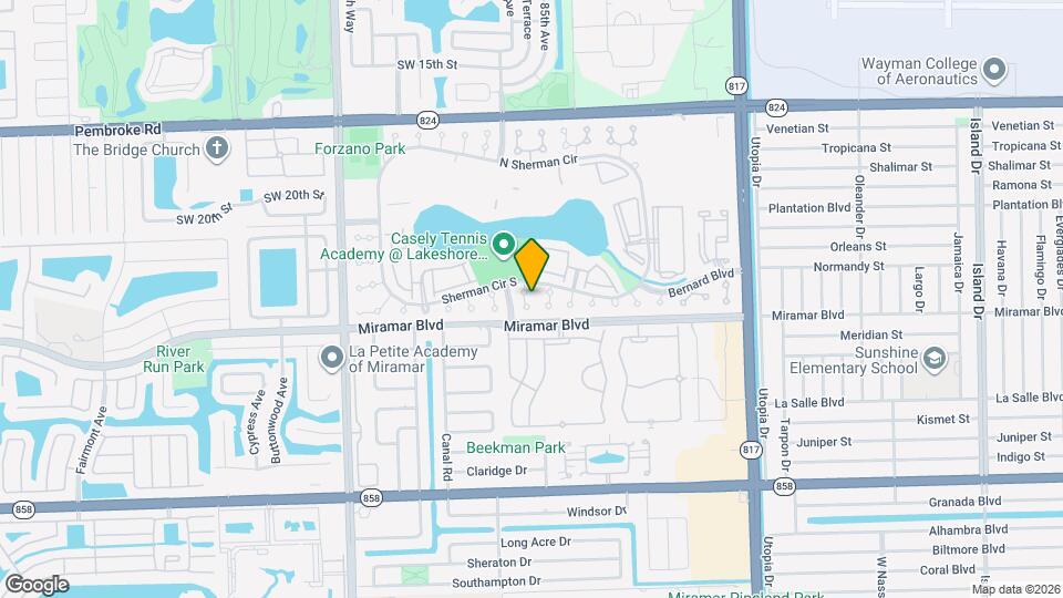 2441 SW 85th Ave Map and Location Details