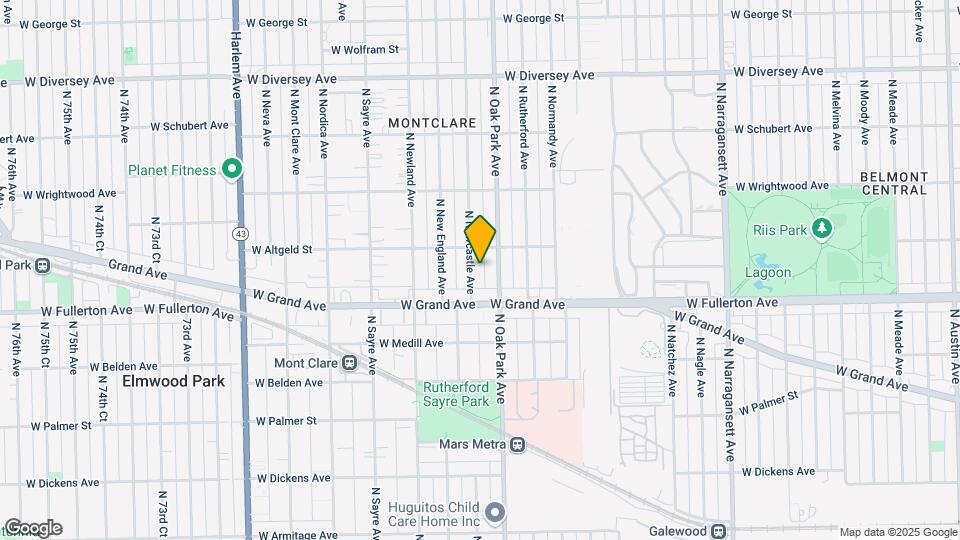 2437 N Newcastle Ave Map and Location Details