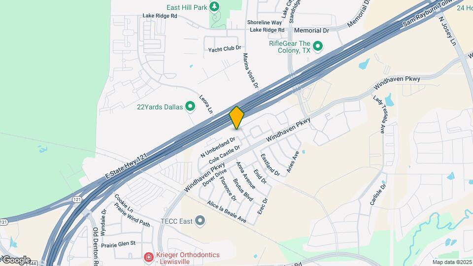 2921 N Umberland Dr Map and Location Details