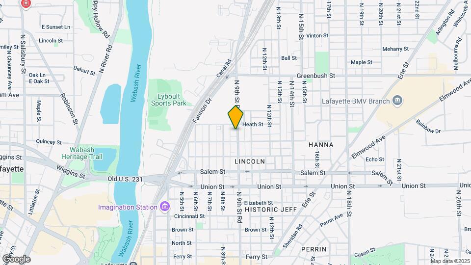 1114-1116 N 9th St Rd Map and Location Details