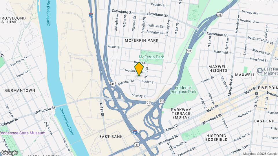 501B Meridian St Mapa y Detalles de la Ubicación