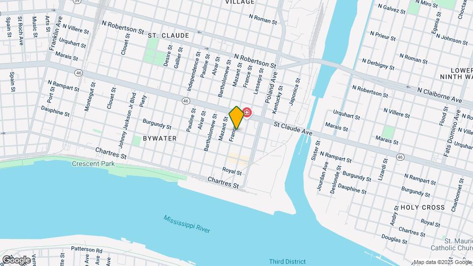 941 France St Mapa y Detalles de la Ubicación