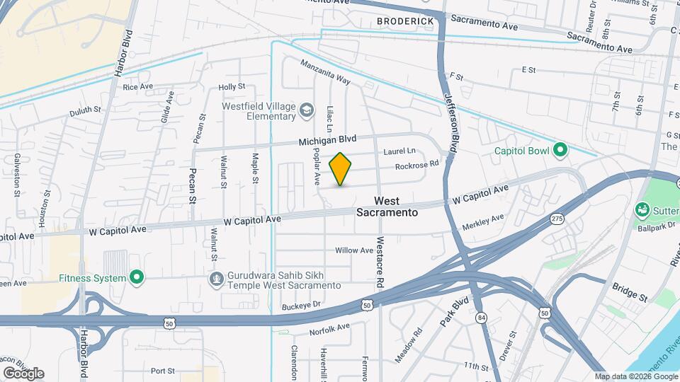 1815-1817 Madrone Ave Map and Location Details