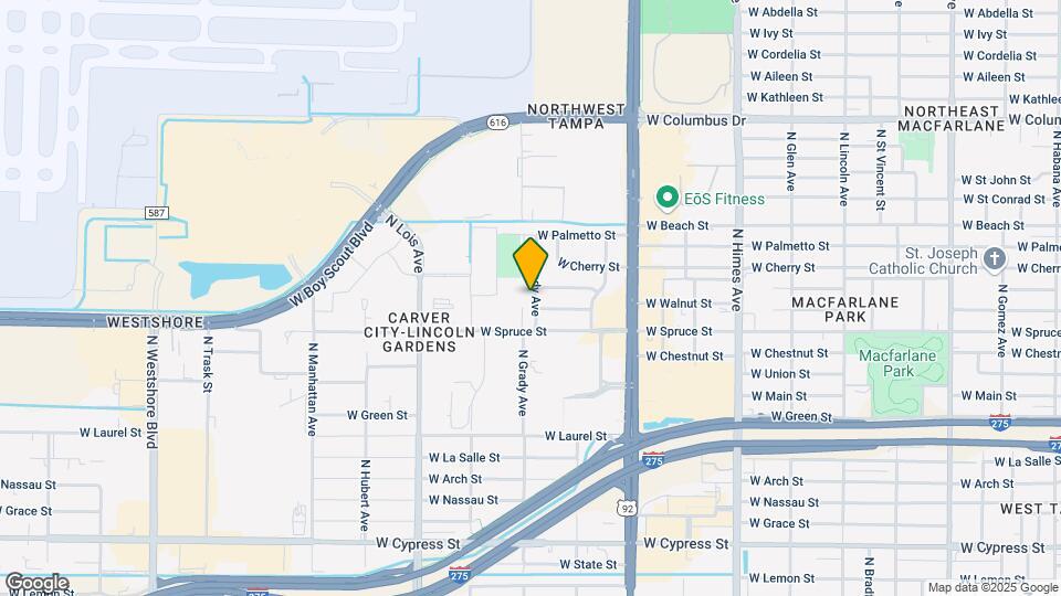 2104 N Grady Ave Map and Location Details