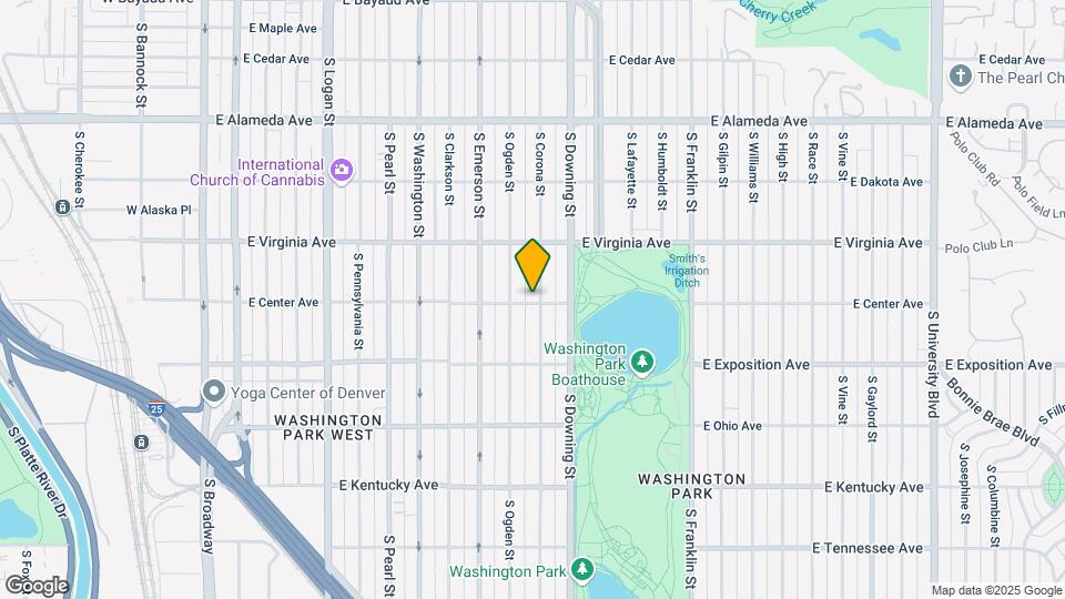 595 S Corona St Map and Location Details